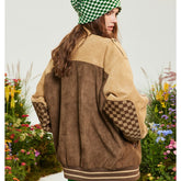 Unisex Jacket Vintage Loose Lapel Motorcycle Jacket